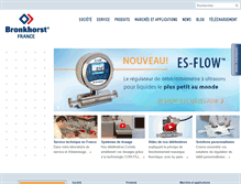 Tablet Screenshot of bronkhorst.fr